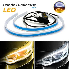 Bande Lumineuse LED Étanche pour Voiture 60CM – Lot de 2 Pièces