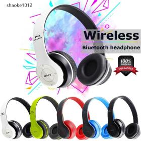 Casque Audio Stereo Bluetooth sans fil modèle P47 pliable
