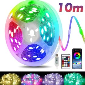 Smart LED RGB 10m Bluetooth/Musique USB
