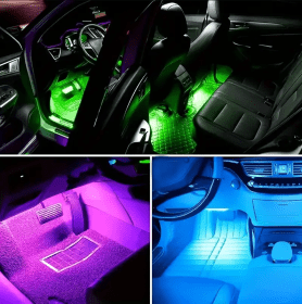 Car atmosphere Lumière RGB 4en1 USB 12V