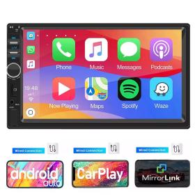 DVD Mp5 Auto-radio écran tactile 7 Pouce Bleutooth. USB AUX .CARD SD. Standard