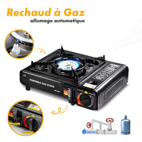 Réchaud à gaz de camping allumage automatique V2