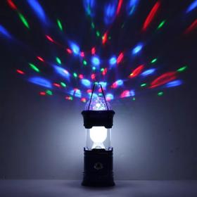Camping light lantern 3IN1 multi-fonction Rechargeable lamp ,torch ,disco ball rotatif