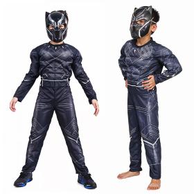 Tenue de Deguisement Black Panter Pour Enfants